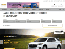 Tablet Screenshot of lakecountrychev.com